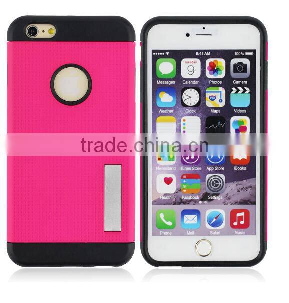 2015 China Factory Newest Colorful Tough Slim Armor Case Shockproof for IPhone6 5.5 case sustainable metal Cover back case