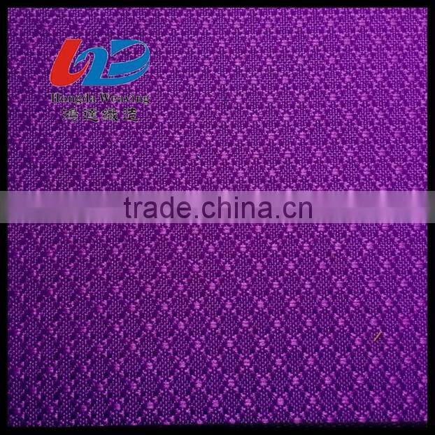 100% Polyester Diamond Weave Jacquard Fabric With PU/PVC Coating For Bags/Luggages/Shoes/Tent Using