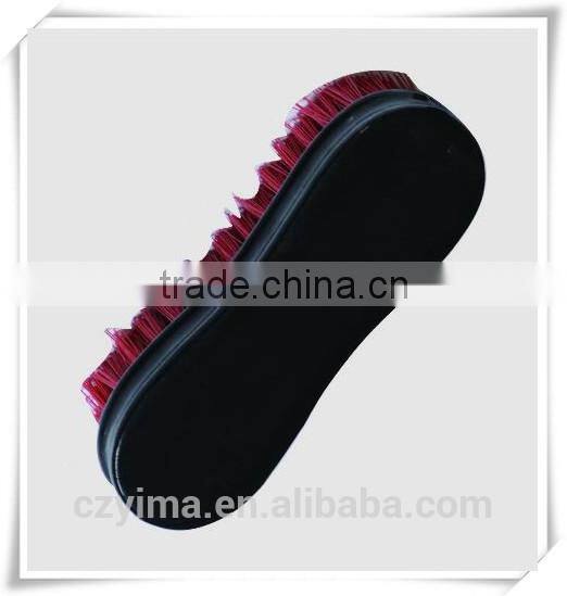 wooden horse body brush for cleaning/saddlery
