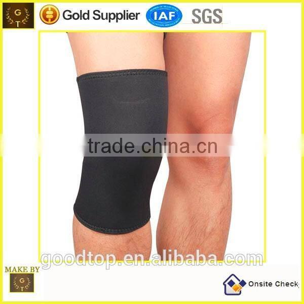 Adjustable Neoprene Knee Support with Basic Open Patella Kneecap Brace and Spring Steel Side Stays