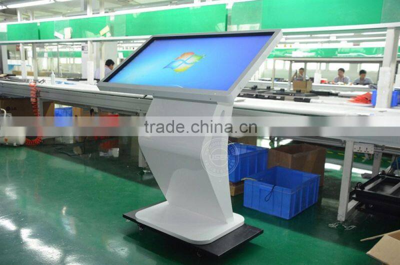 Modern design metro hotel indoor signage wireless all in one machine