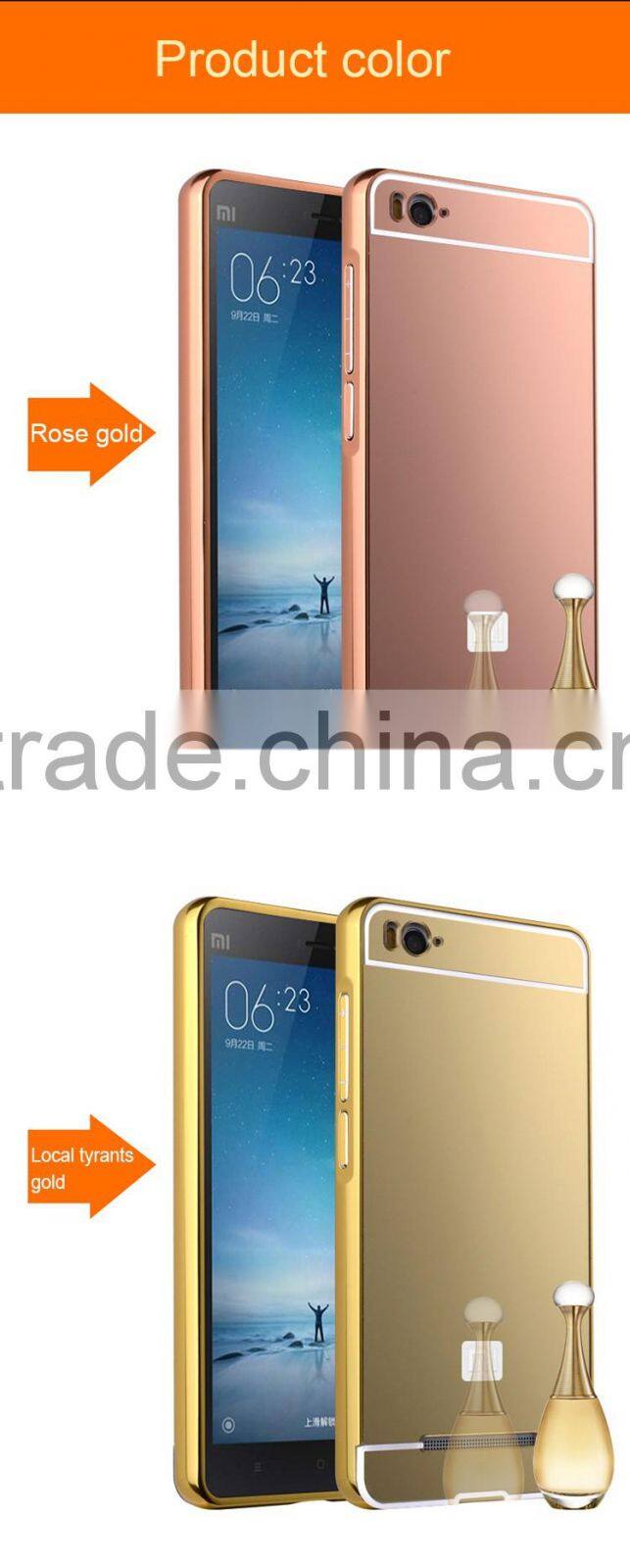 wholesale cell phone case luxury aluminum ultra-thin mirror metal case cover compact mirror case for samsung galaxy s3