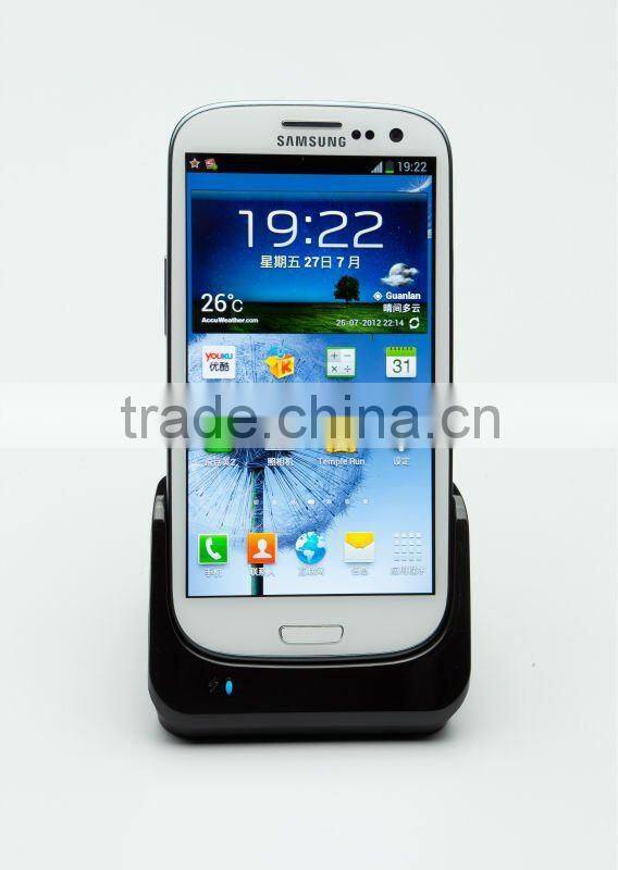 desktop docking station Charger for Galaxy S3 I9300 Cradle in Hot Selling Black and White