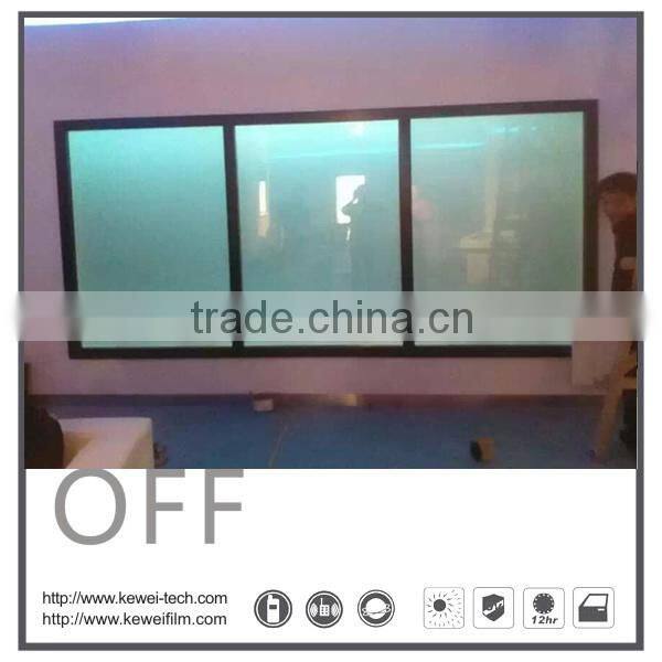 Kewei High-clear smart glass for villa,switchable smart glass