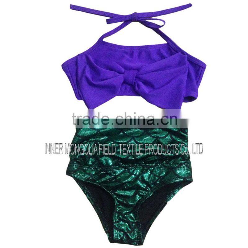 Little Mermaid Children Kids Girls Bikini Bathing Swimsuit Beach Swim Wear