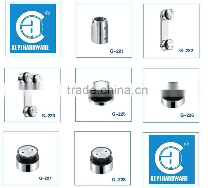 G-206 Glass clamp /sliding door tube track clamp/adjustable tube clamps