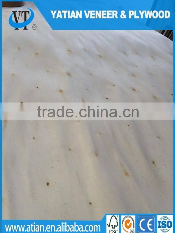 Decorative AB grade poplar wood face veneer to Egypt market 0.3mm factory