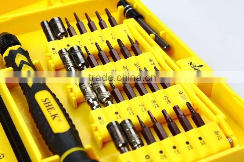 38 in 1 precision imported S2 steel laptop/mobile phone screwdriver set