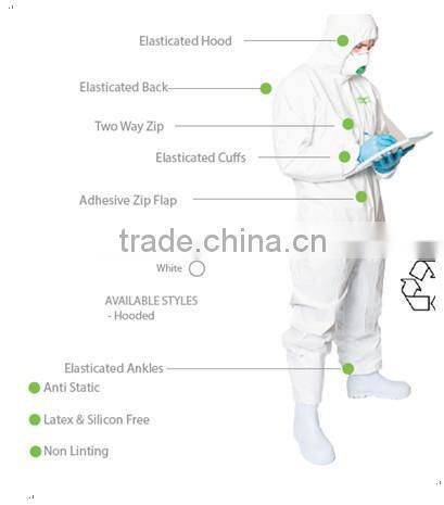 2015 new products disposable Coverall for industry