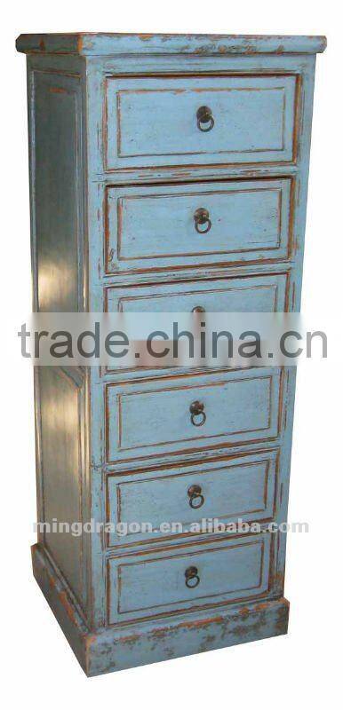 Chinese antique furniture modern elm wood ix Drawers Cabinet