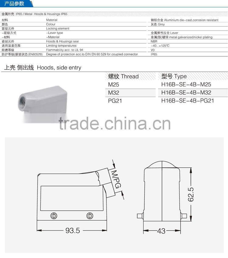 SAIPWELL IP65 Heavy Duty Connector Wiring Connector