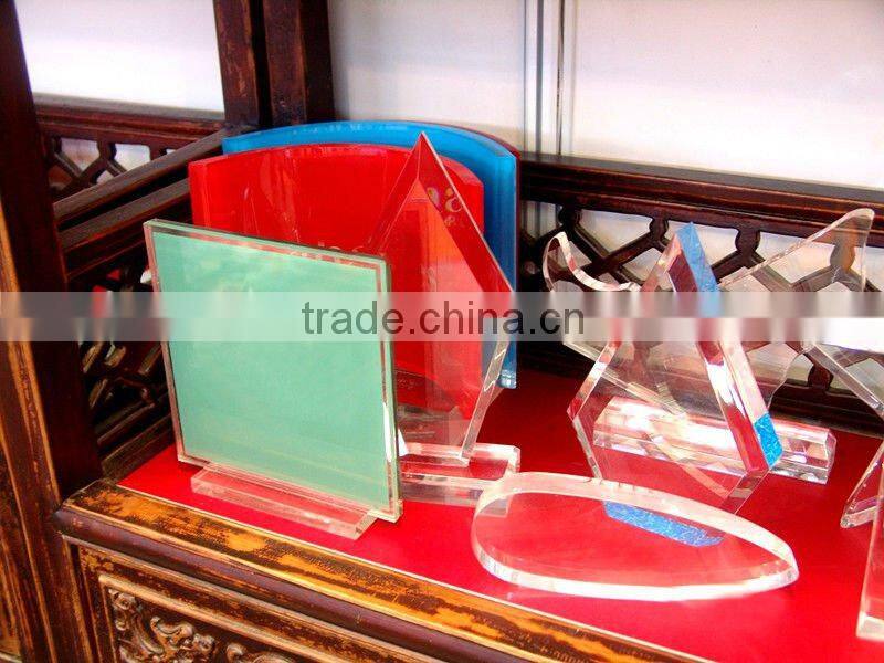 Store and grocery acrylic display shelf