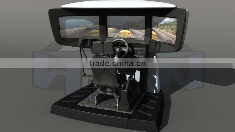 4D 3-Screen Vehicle Simulator