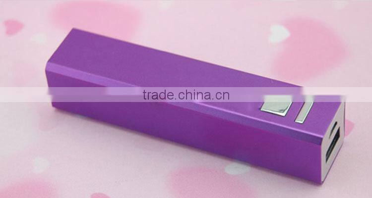 Christmas gift powerbank Portable 2000mAh 2200mAh 2600mAh aluminium mobile power bank Portable External Battery Charger