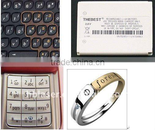 2014 New Style 75W Diode Side Pump Laser Label Printer With Single Color