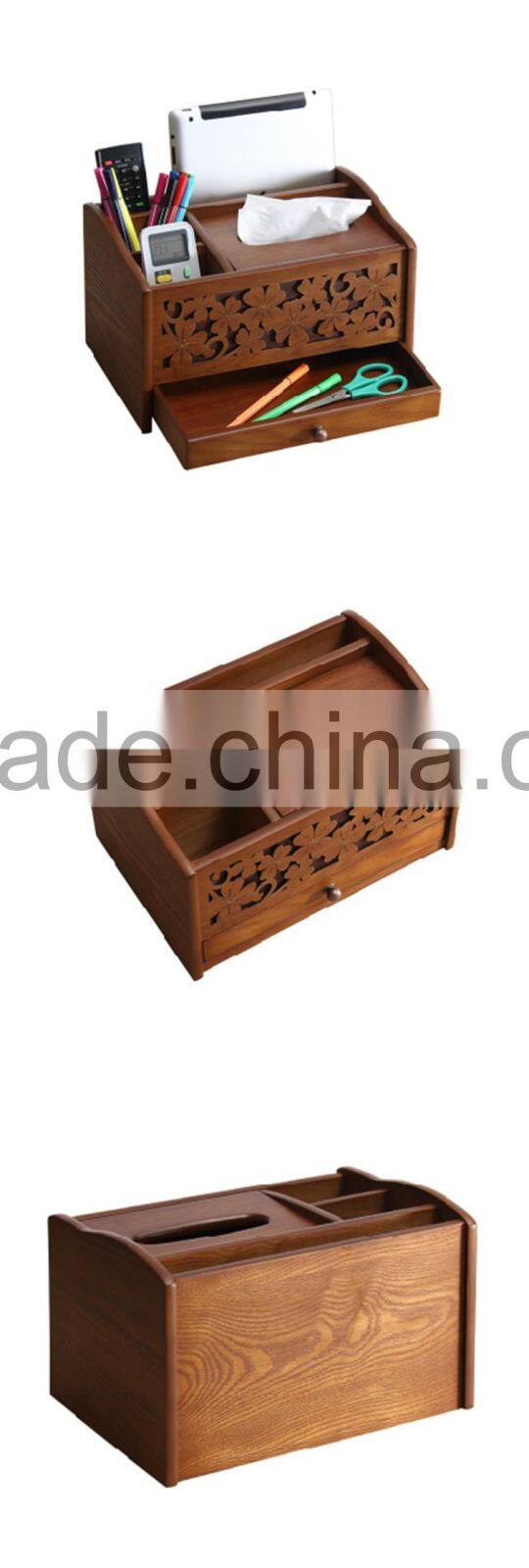 Custom unfinished wooden tissue box holder