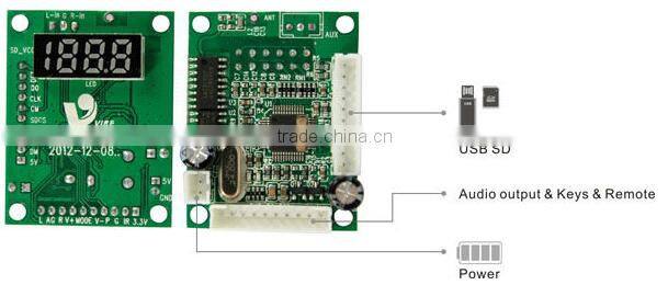 vire sd card amplifier kit audio module mp3 module china manufacturer