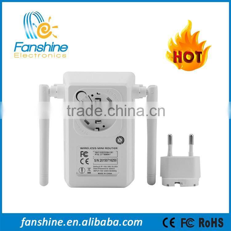 Fanshine 300Mbps Outdoor Signal Wifi Repeater With Double Antenna