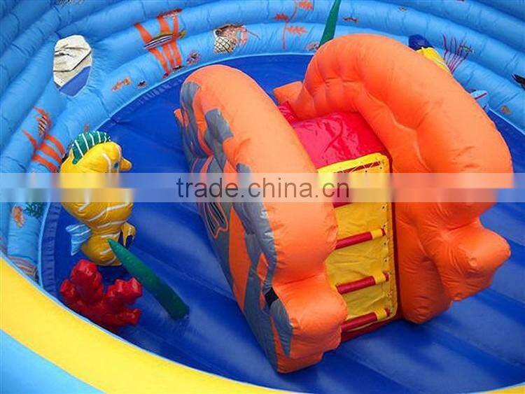 sea world bouncing castle inflatable for toddler,fish inflatable jumping castle big inflatable bouncer castle for kids