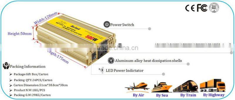 500w dc to ac power inverter 12v 220v 50hz pure sine wave inverter with all protections