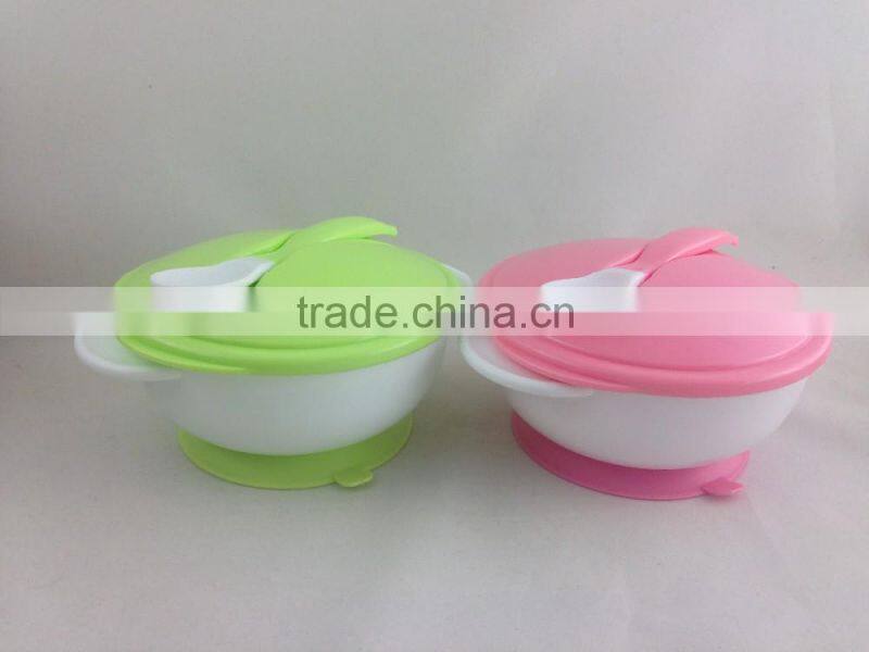 BPA free baby feeding bowl with suction