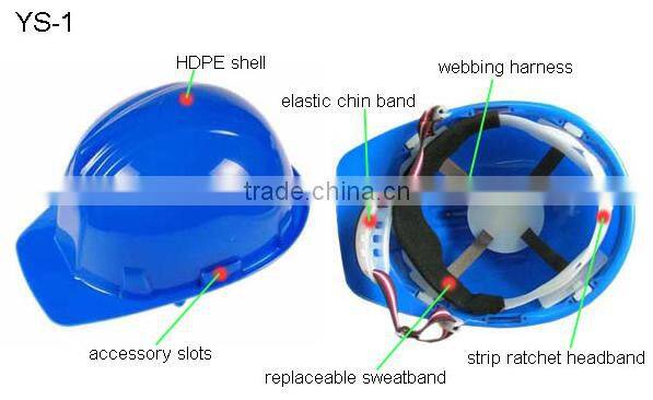 custom safety helmets,safety helmets specifications,construction safety helmet YS-1W