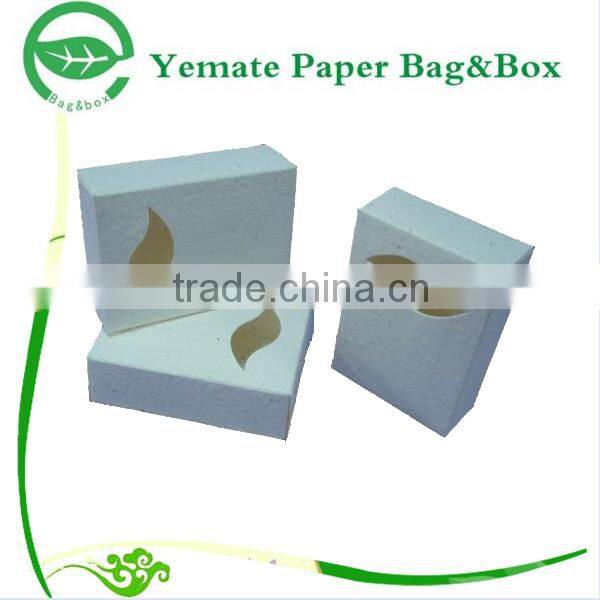 high quality custom printed gift small white paper watch box