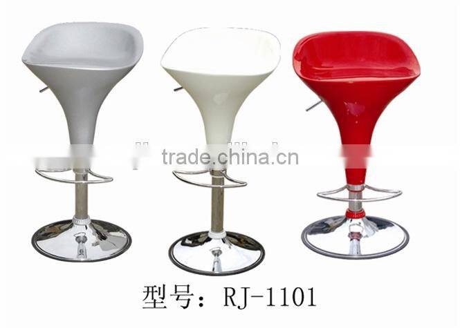 ANJI XINRENJIE low back and hot-sale ABS Plastic Bar Stool