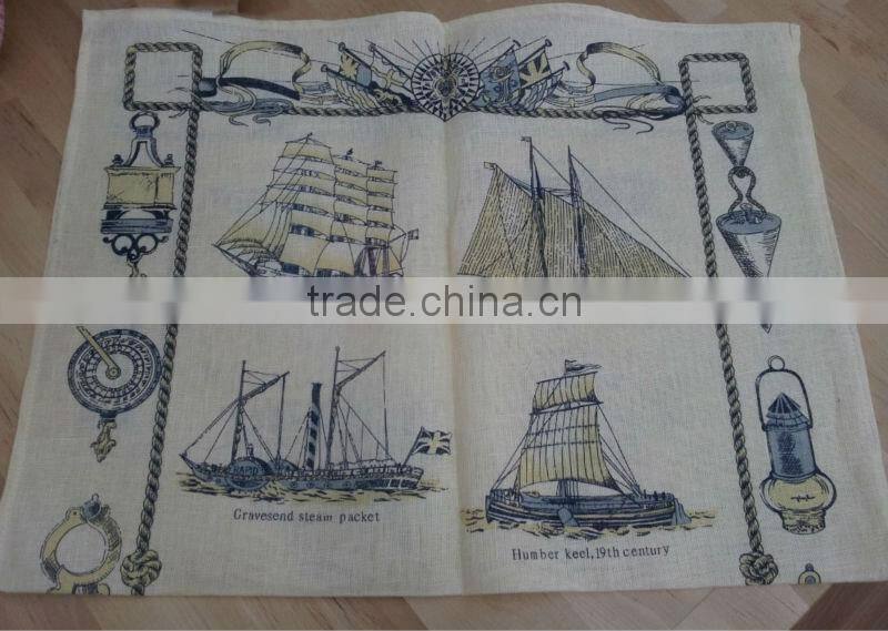 2015 new fashion cotton /linen tea towels for home decoration ,cheap promotional gift in high quality london street-34