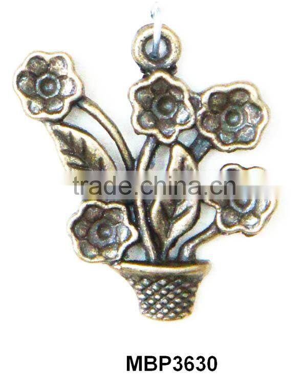 Customised Assorted Potted Flower Pendant Plant Charms