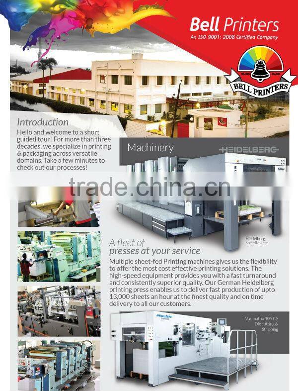 Envelope making customised printing window pasting from Sivakasi, India