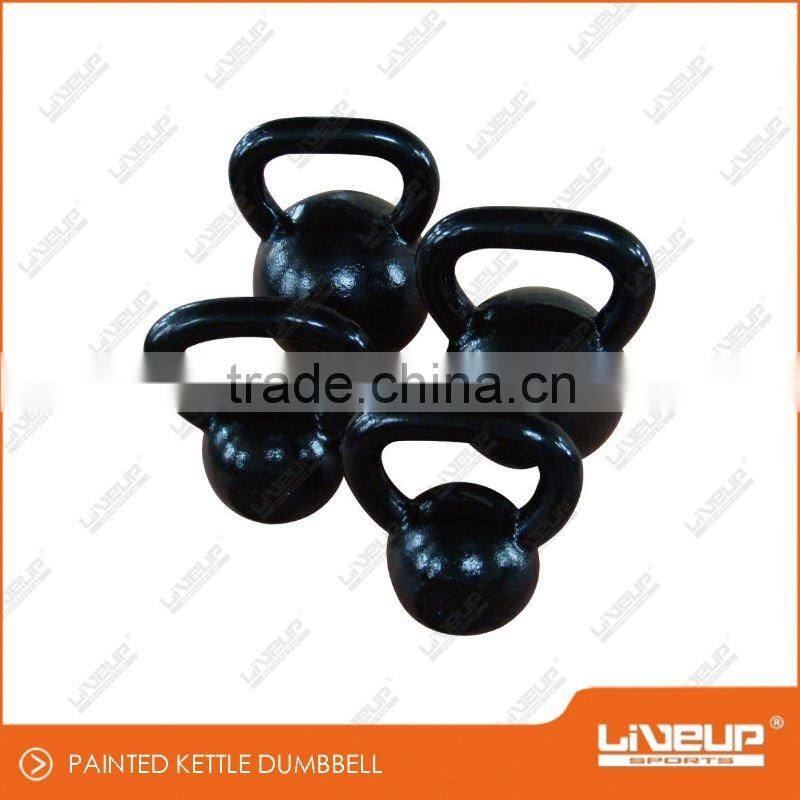 KETTLE DUMBBELL WITH RUBBER COVER AND CHROME HANDLE