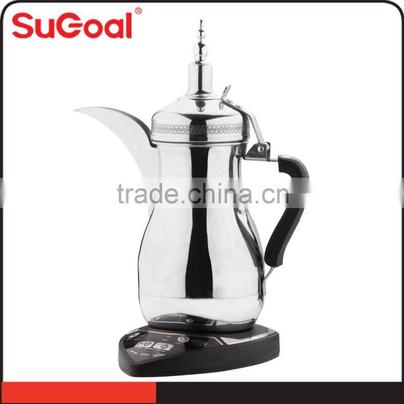 1000ml high quality stainless steel dallah coffee pot Arabic coffee maker