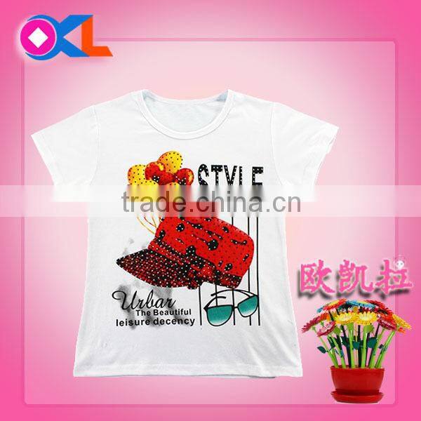 Hot selling high level new design delicated appearance printing kids polo t shirt wholesale