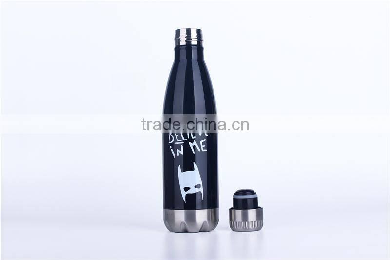 2016 newest cola shaped thermos flask thermos bottle 500ML business gift