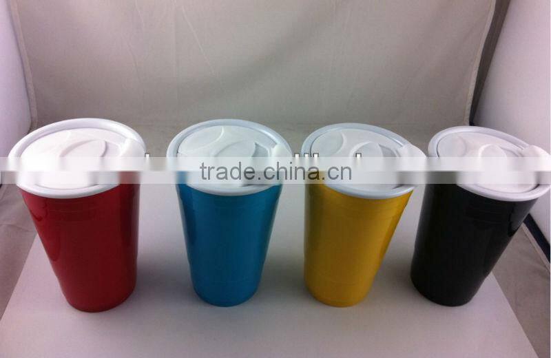 16oz Drinking bottle with New White lid, AS material 450ml promotional new
