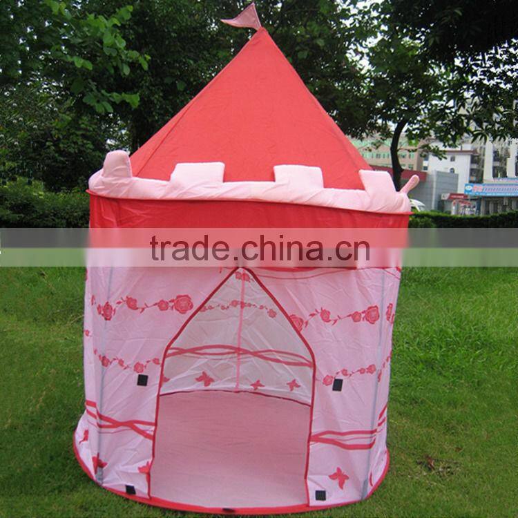 Kids castle pop up tent