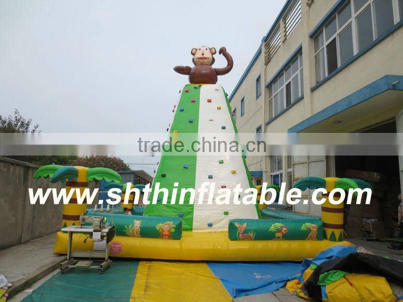 Advertising inflatable rock climbing