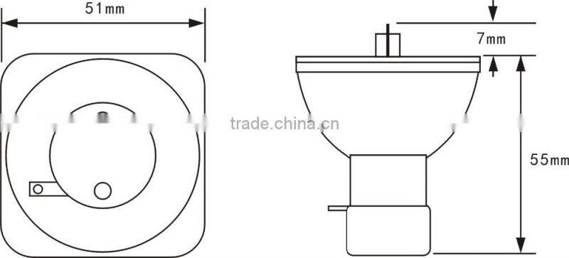 Replacement Bulb 200W 5R Moving Head Lighting For MSD 5R