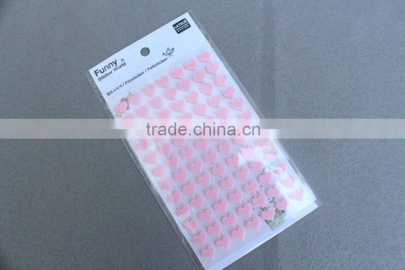 Animal felt stickers fabric stickers,adhesive stickers for fabric,Felt stickers,felt fabric stickers