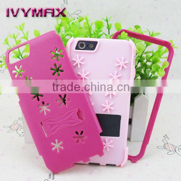 New!China market snowflake phone cover for iphone 6