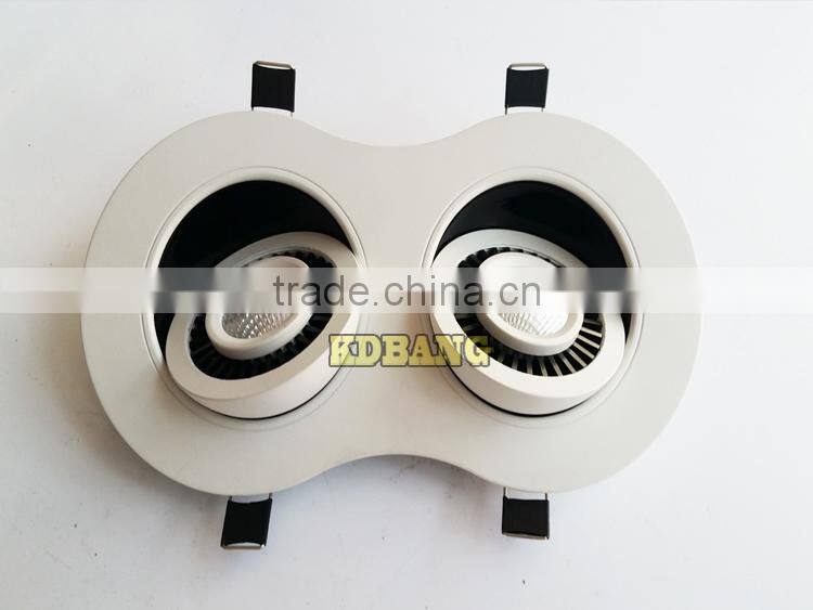 Wholesale high quality adjustable double 2014 led downlight
