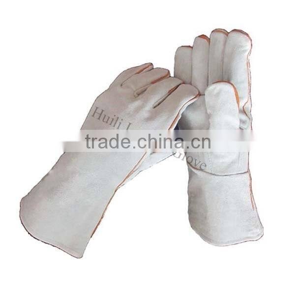 Price of Heavy leather work gloves cow split safety hand protection gloves