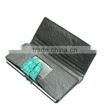 Crocodile leather wallet for women SWCRW-023