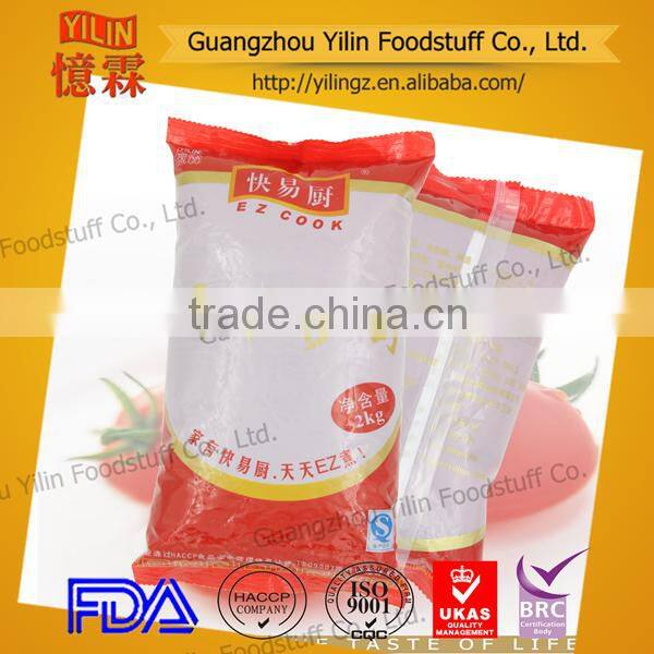 1kg bag package hot selling wholesale bulk ketchup type tomato sauce