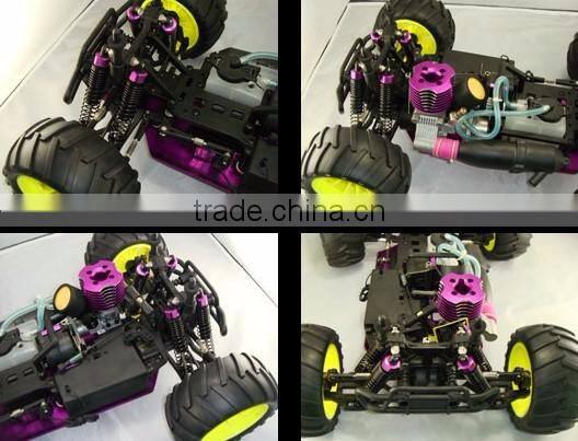 2016 new product 1/10th scale 2.4G HSP 94108 high speed off-road RC nitro monster truck 4x4