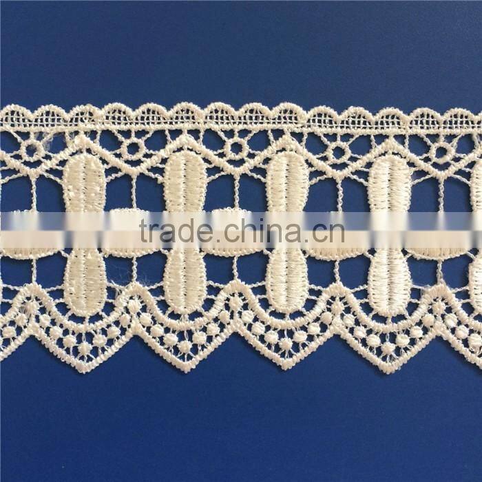 New product simple style crochet bikini lace fabric for women's garment