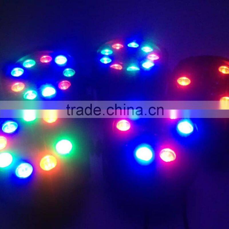 Cheap LED Par Cans Plastic LED Flat Par Light 18LED RGBW 1W