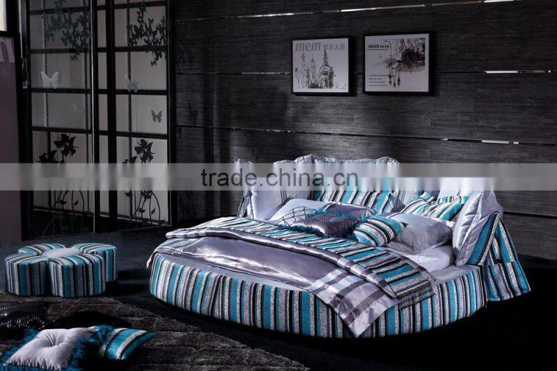 modern round bed