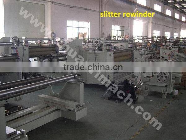 Auto Rectifying Voluntarily And Auto Loading Rewind Slitting Machine